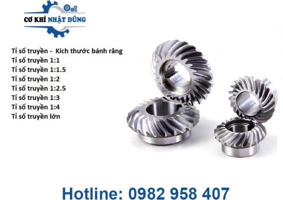 BÁNH RĂNG CÔN XOẮN BÁNH RĂNG CÔN XOẮN